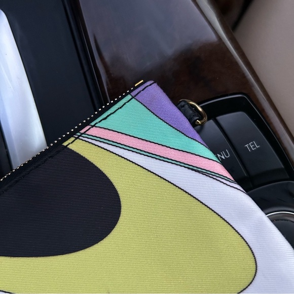 Vintage 00s Emilio Pucci Psychedelic Print Pouch - Picture 4 of 9